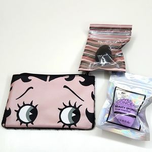 Betty Boop Cosmetic Bag Bundle.